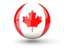 canada flag waving